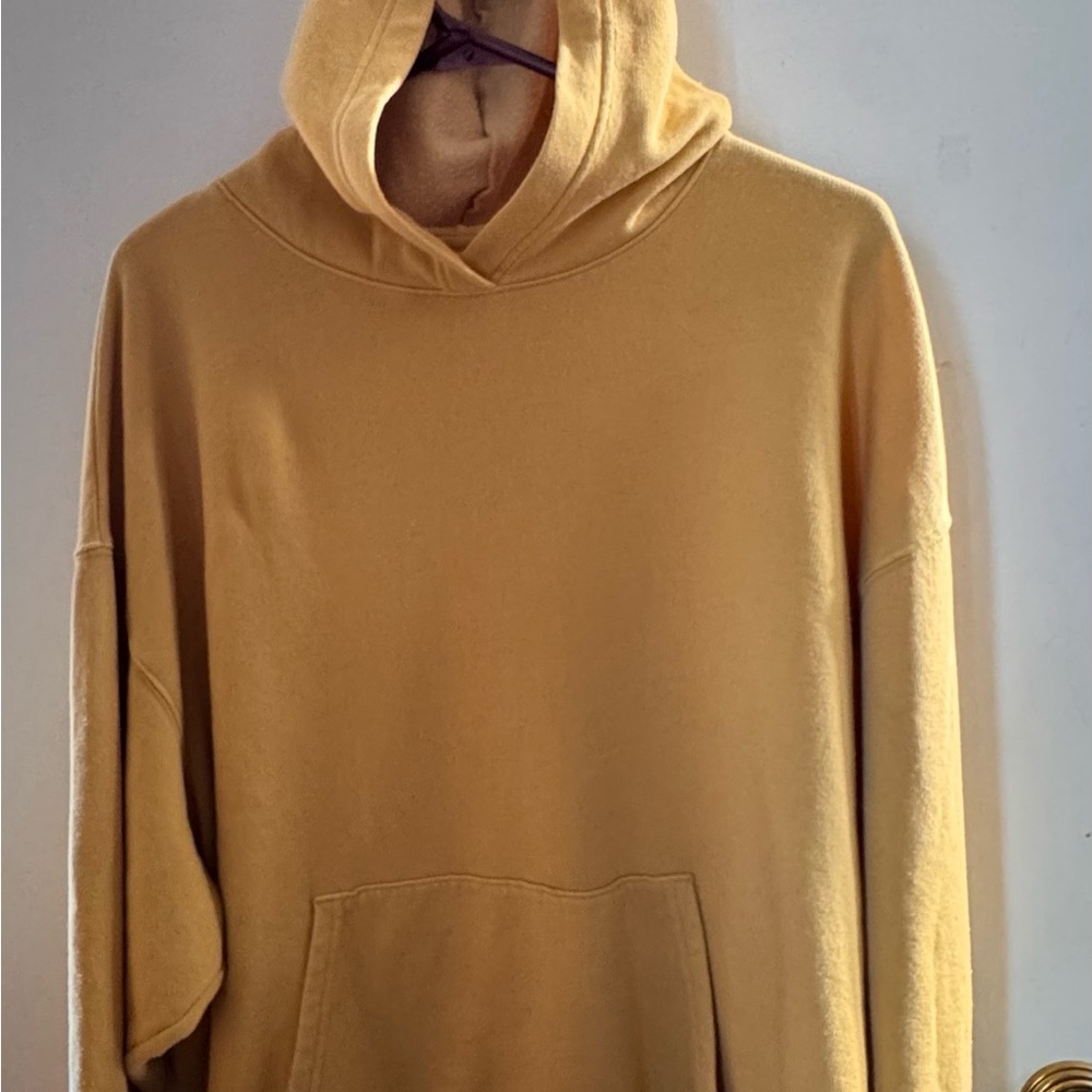PINK Victoria's Secret Mustard Yellow Women’s Pullover Hoodie